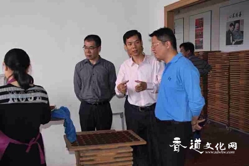 厦门市海沧区委等一行参观妙吉祥香道文化产业