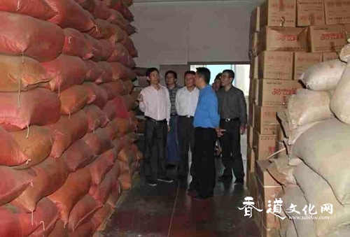 厦门市海沧区委等一行参观妙吉祥香道文化产业