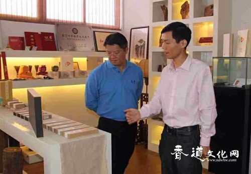 厦门市海沧区委等一行参观妙吉祥香道文化产业