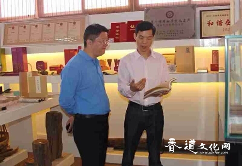 厦门市海沧区委等一行参观妙吉祥香道文化产业