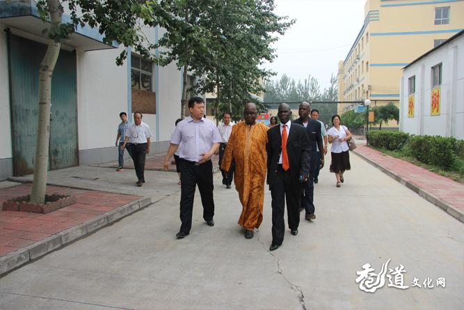 几内亚客户来我集团公司参观考察