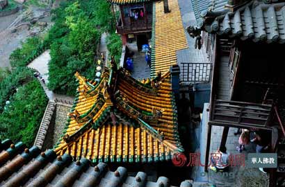 探访悬空寺 走进一千五百年前的奇观
