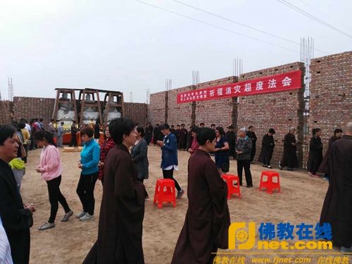 河北省沧州市渤海双缘安养院举行洒净法会